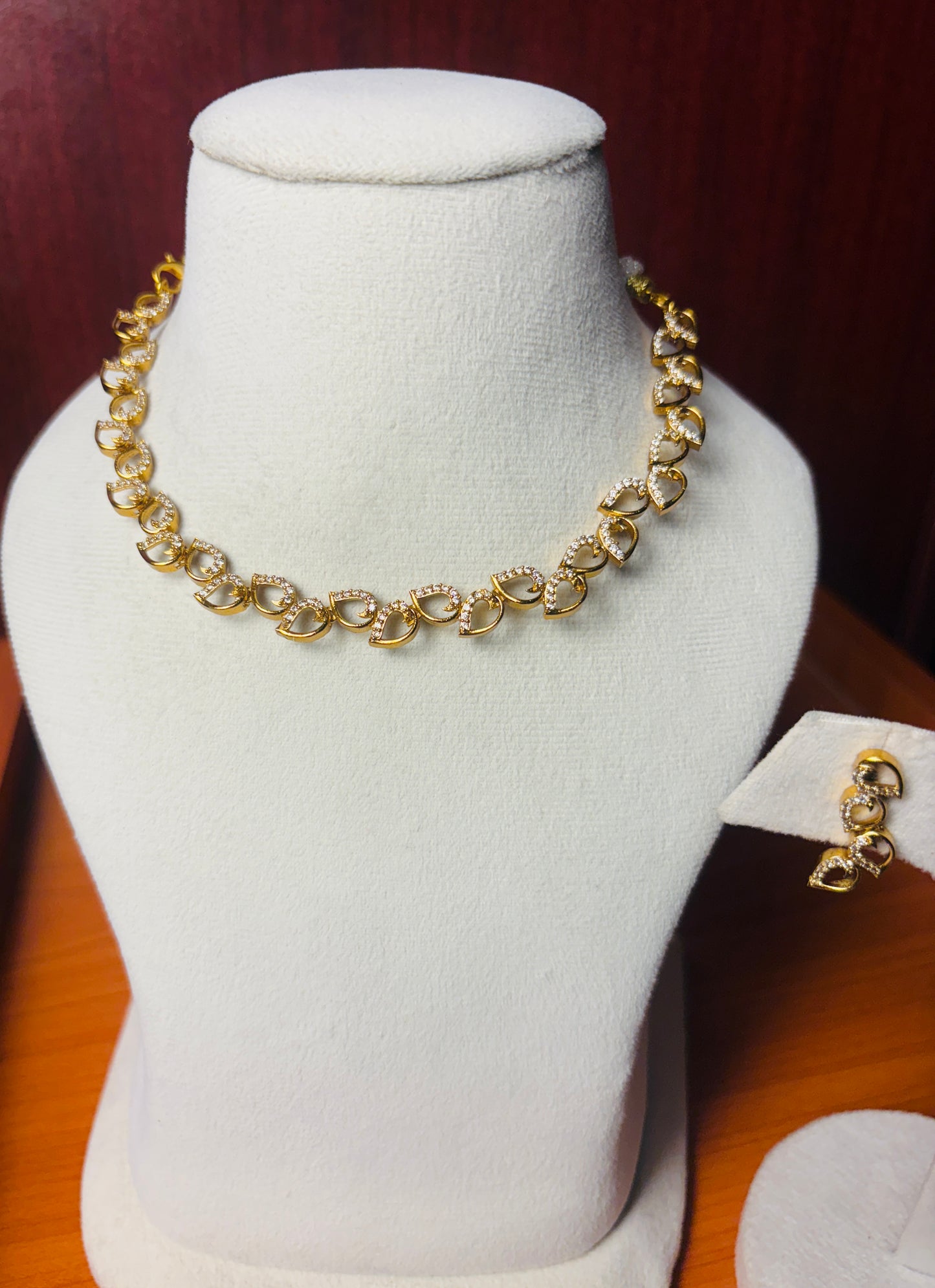 Premium Necklace American Diamond -AD0013