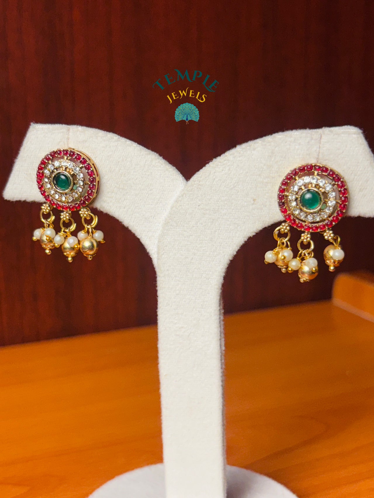 Elephant Motifs with Pearl & Kundan Stone Detailing Necklace- NEC2409024