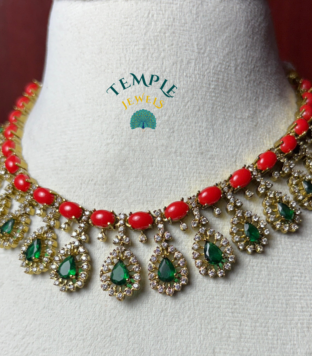 Premium Necklace American Diamond -AD0014
