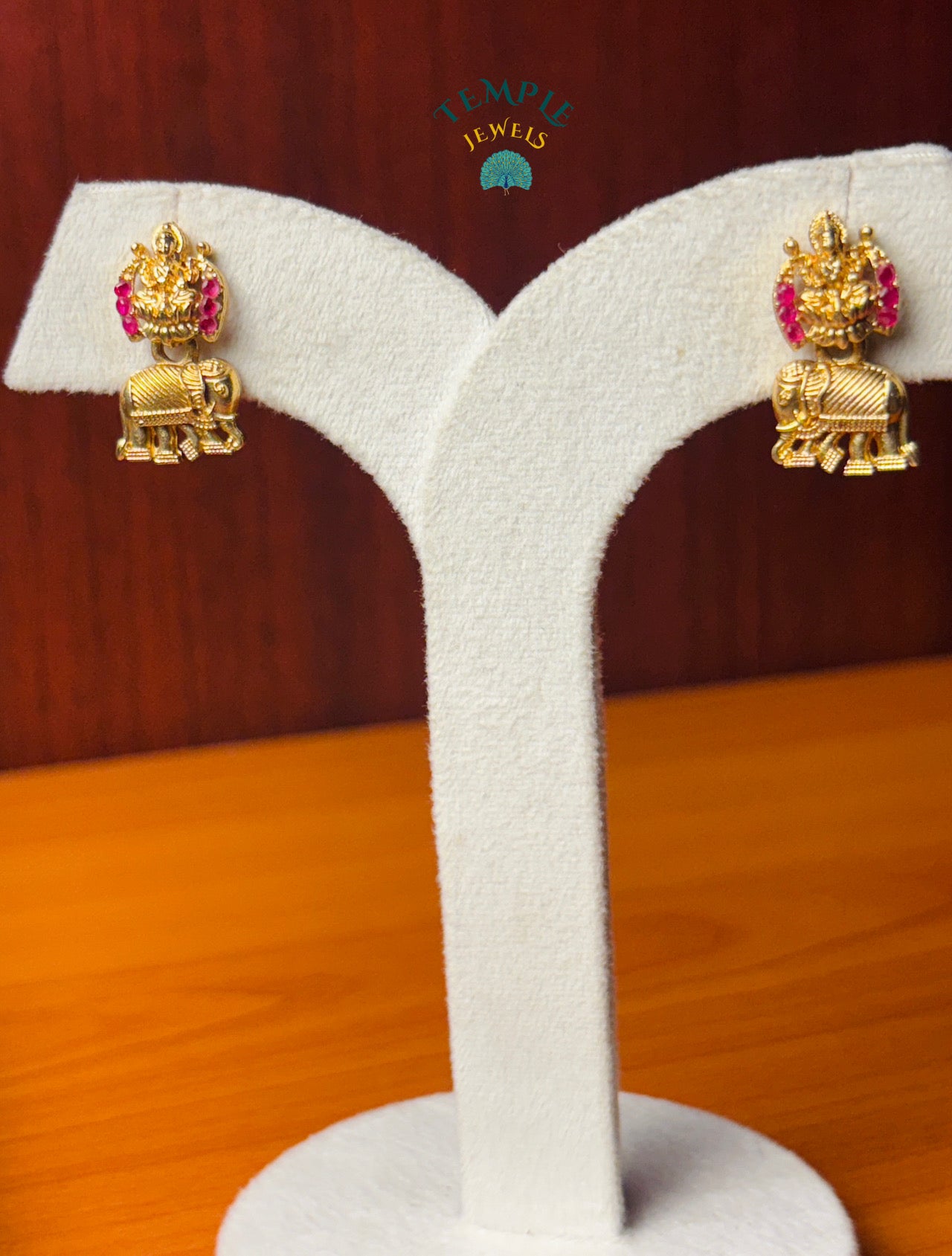 Elephant & Deity Motif Antique Choker with Stones - NEC2409023