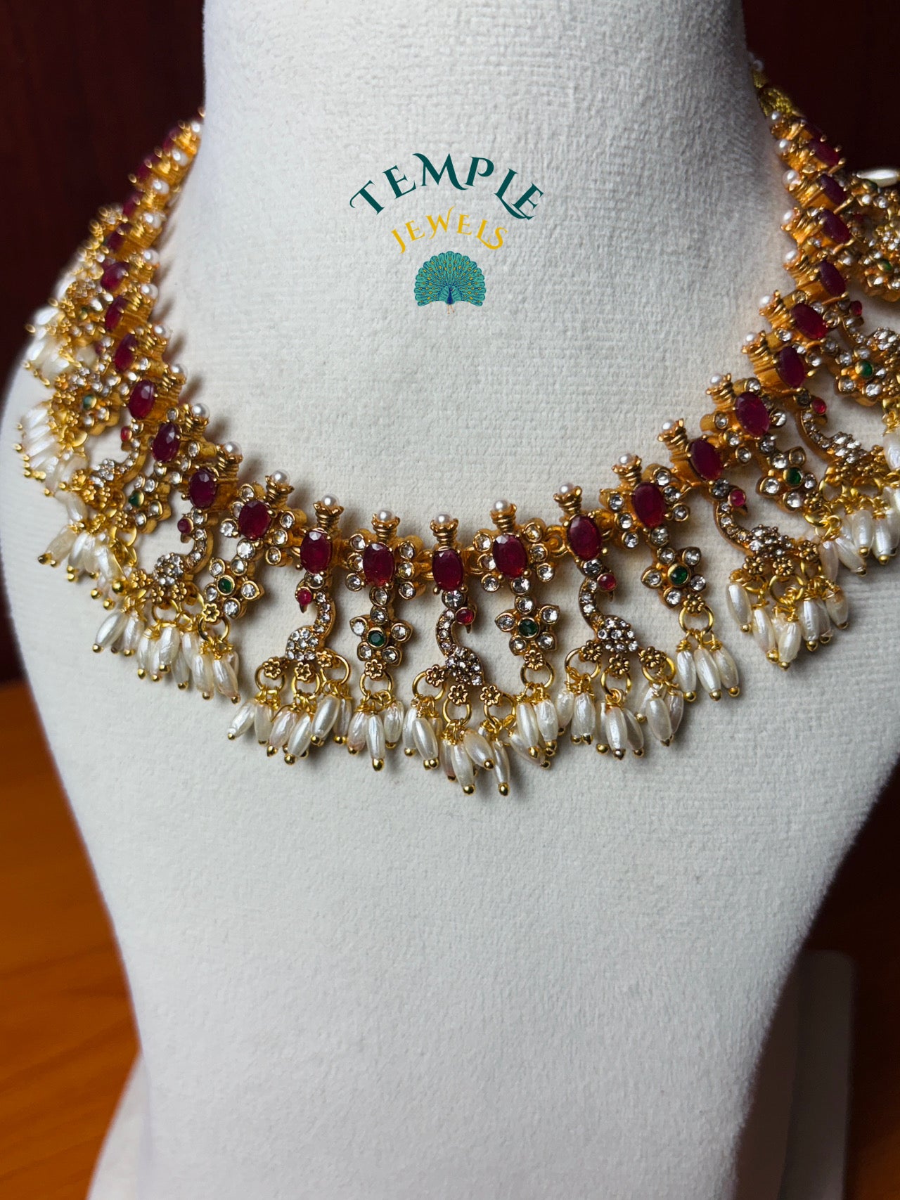 Premium Necklace American Diamond -AD0002