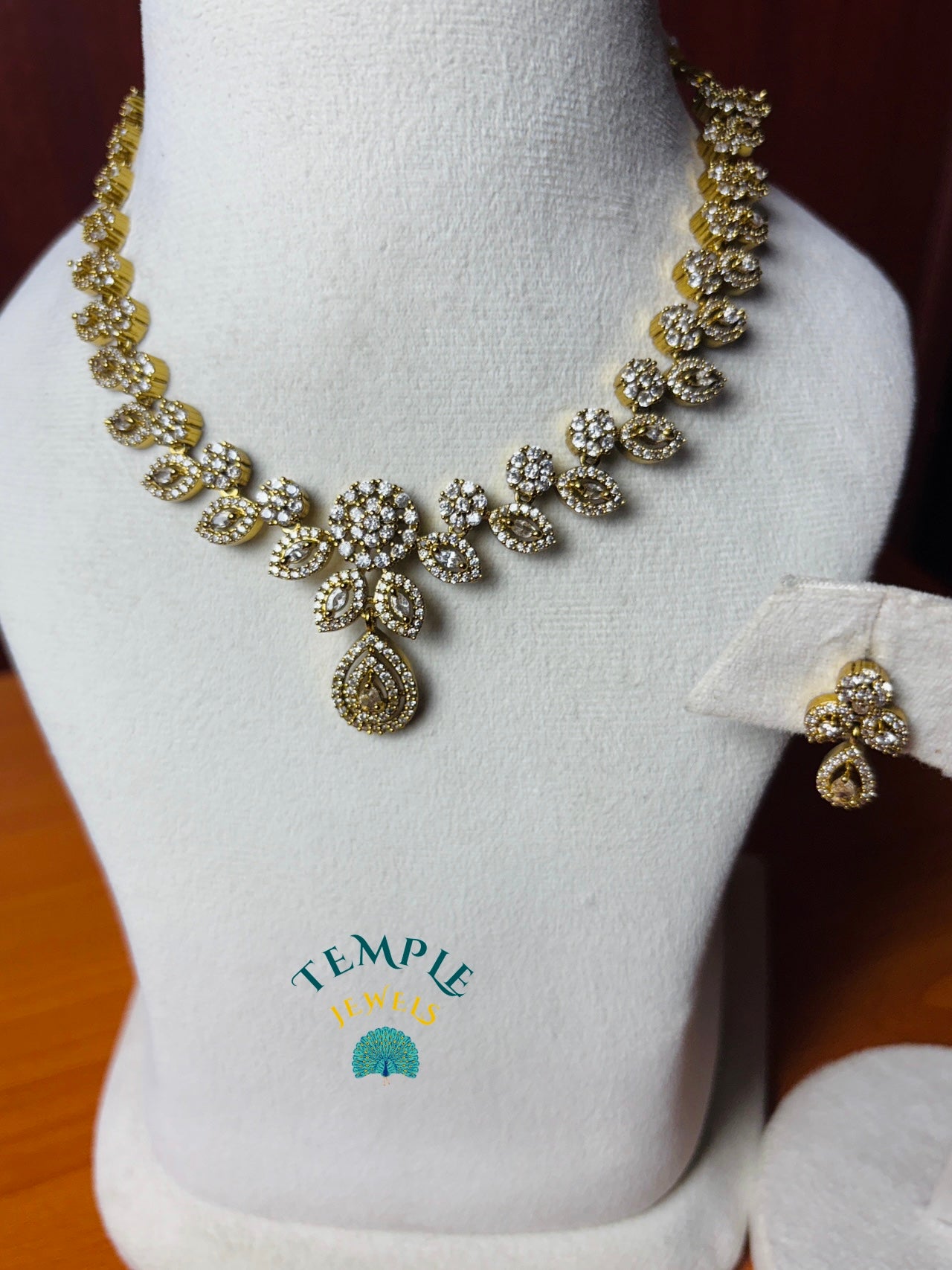 Premium Necklace American Diamond -AD0007
