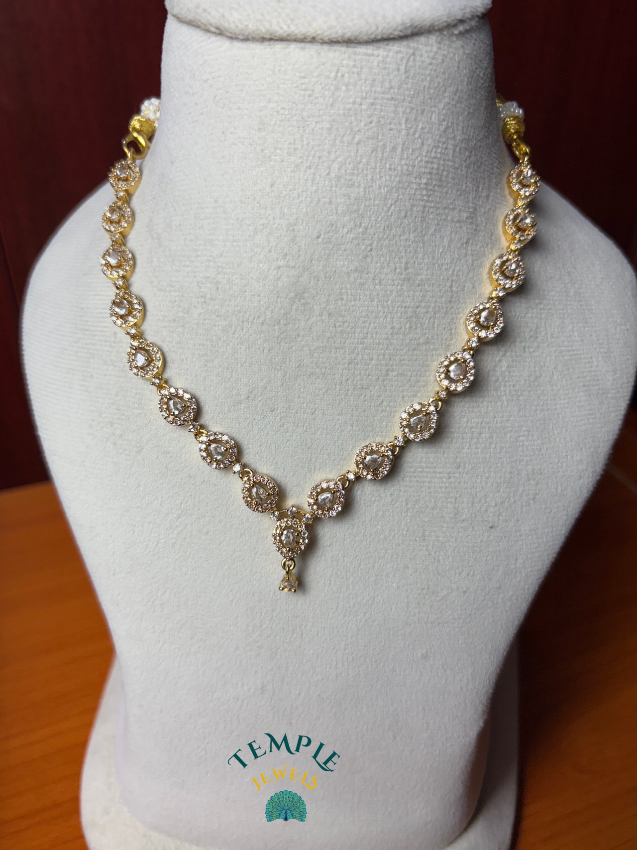 Premium Necklace American Diamond -AD0018