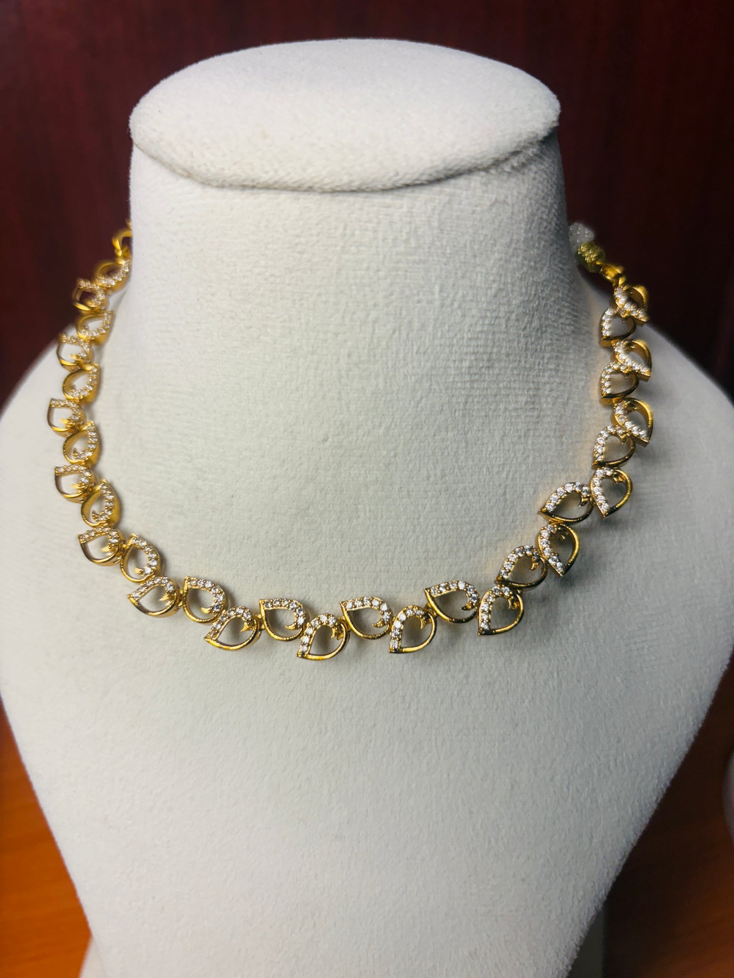 Premium Necklace American Diamond -AD0013