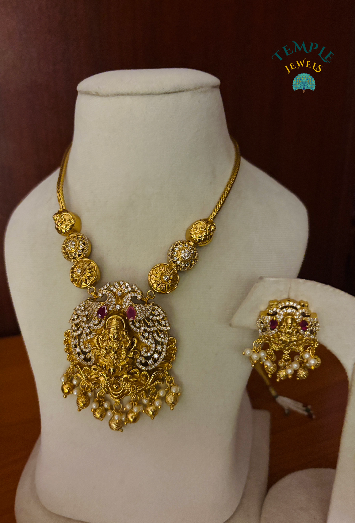 Premium Necklace American Diamond -AD0019
