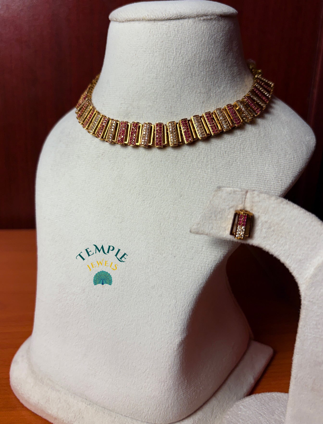 Premium Necklace American Diamond -AD0005