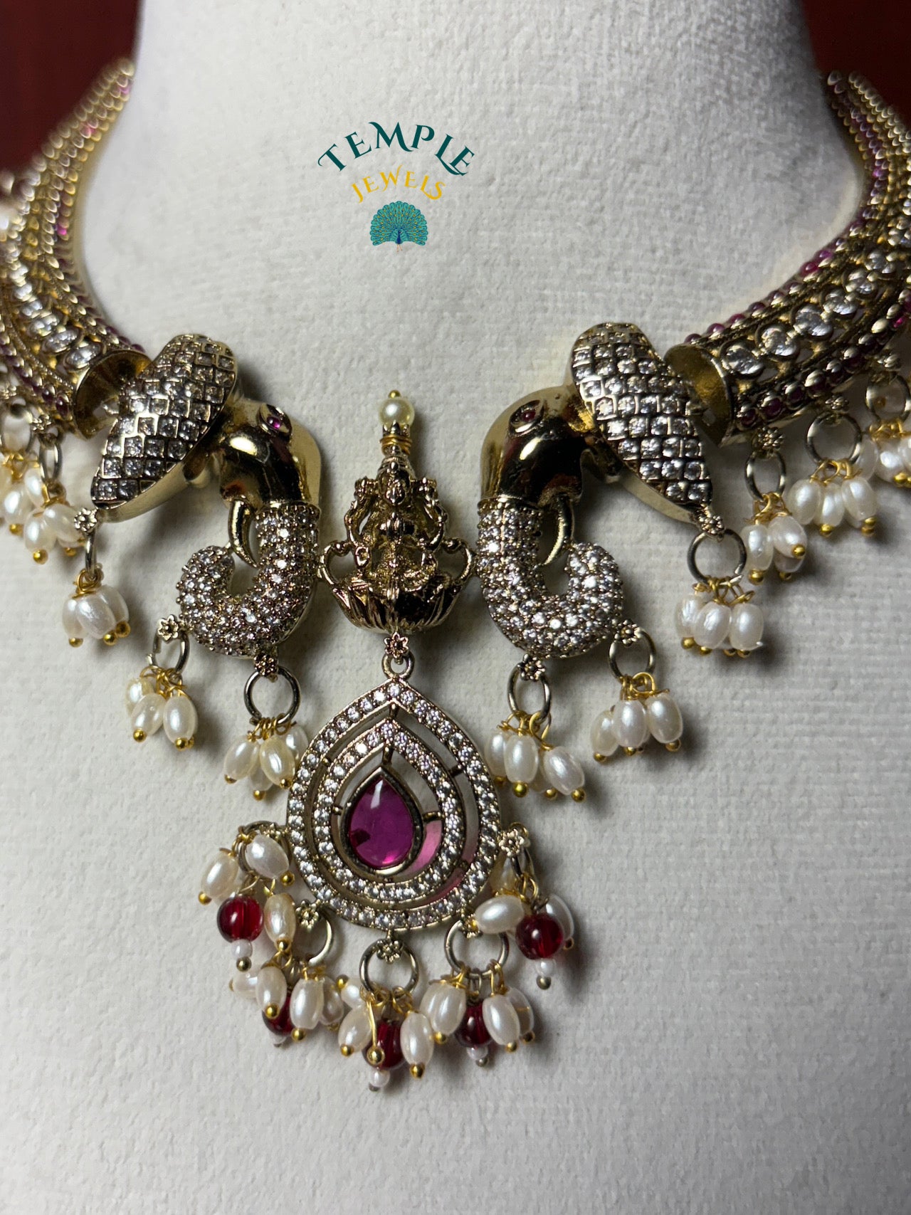 Premium Necklace American Diamond -AD0016
