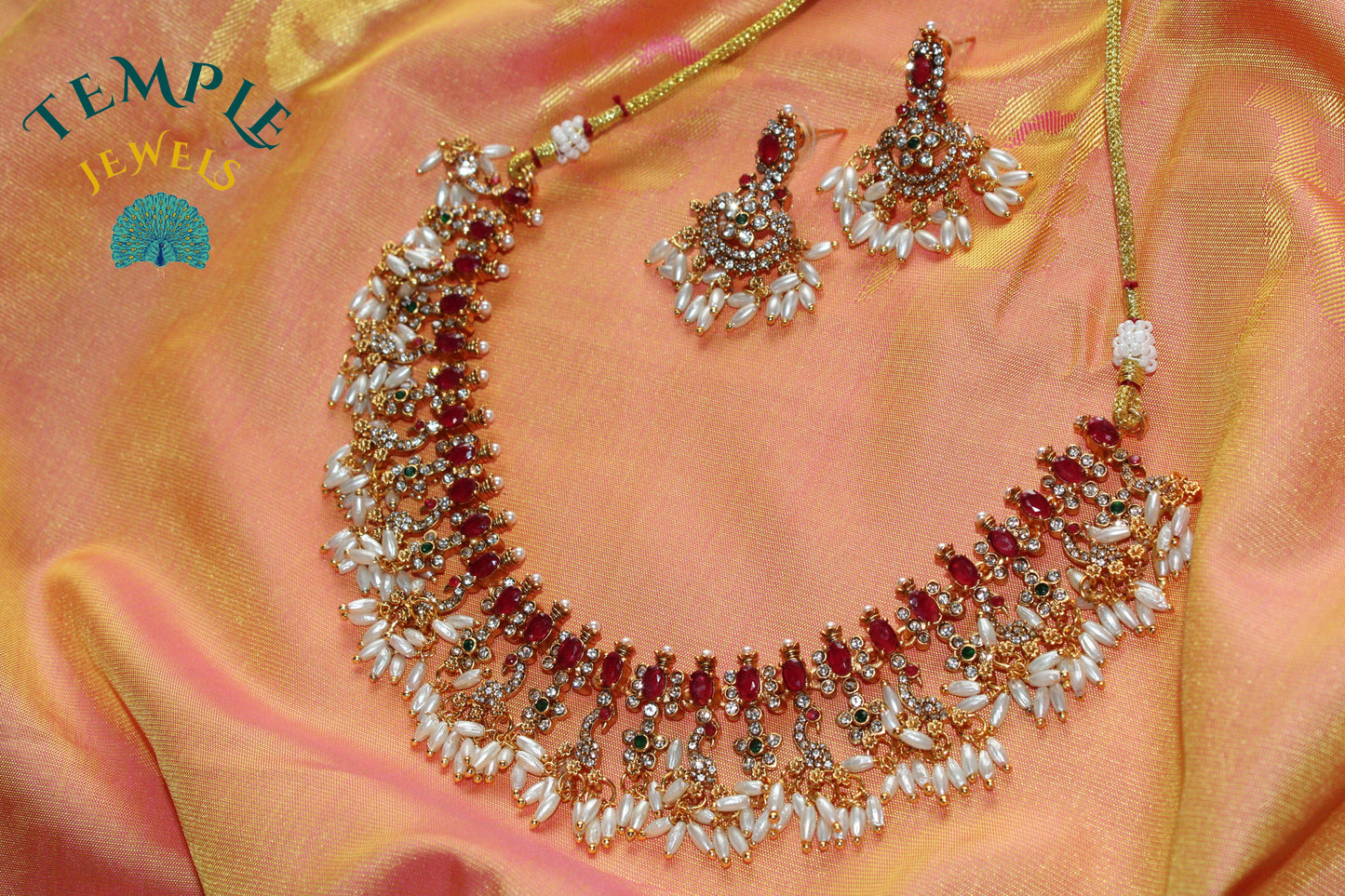 Premium Necklace American Diamond -AD0002
