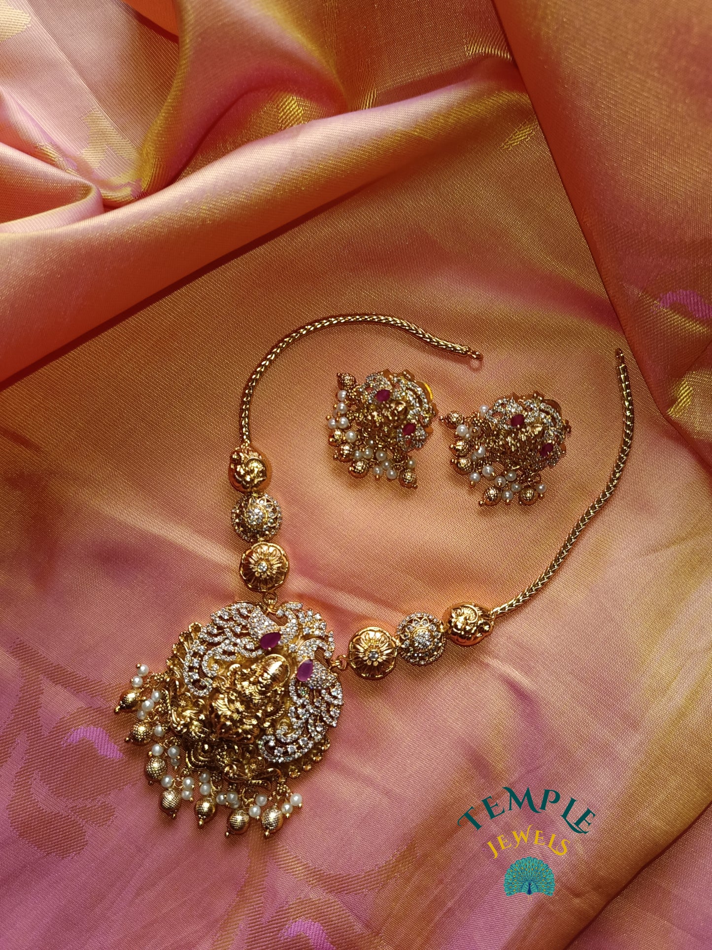 Premium Necklace American Diamond -AD0019