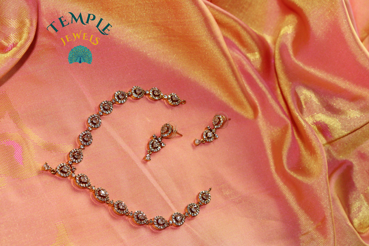 Premium Necklace American Diamond -AD0018