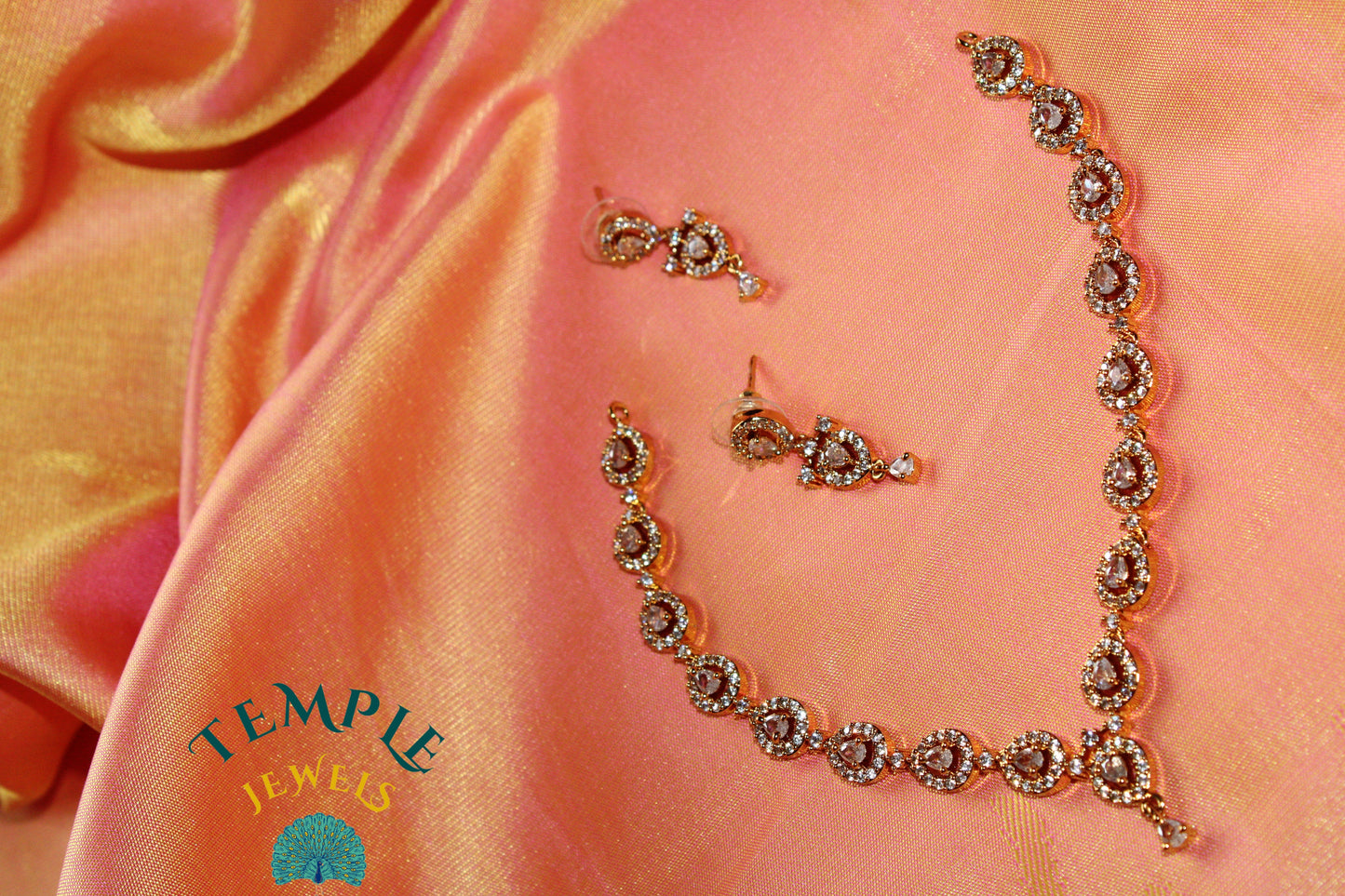 Premium Necklace American Diamond -AD0018