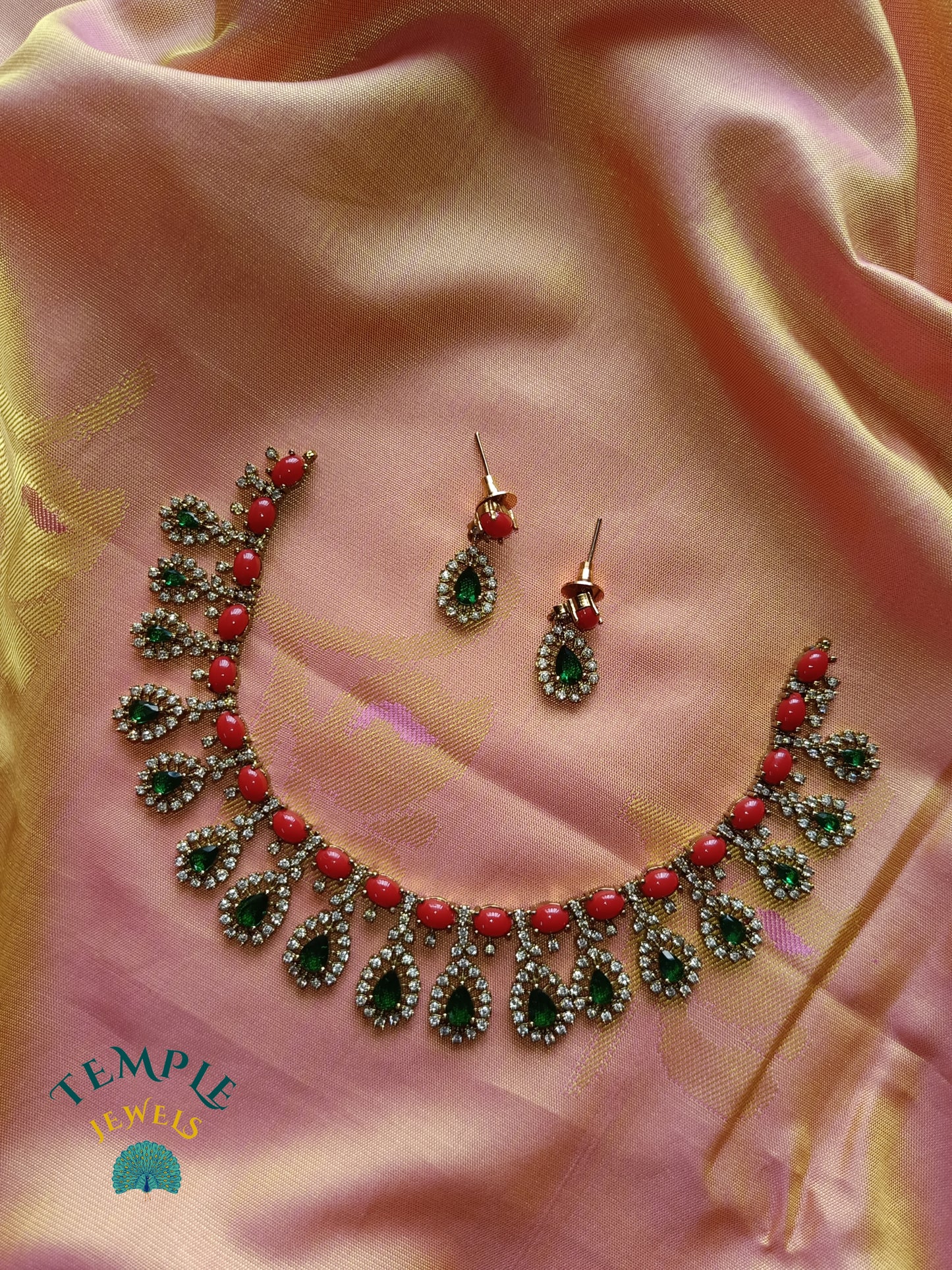 Premium Necklace American Diamond -AD0014