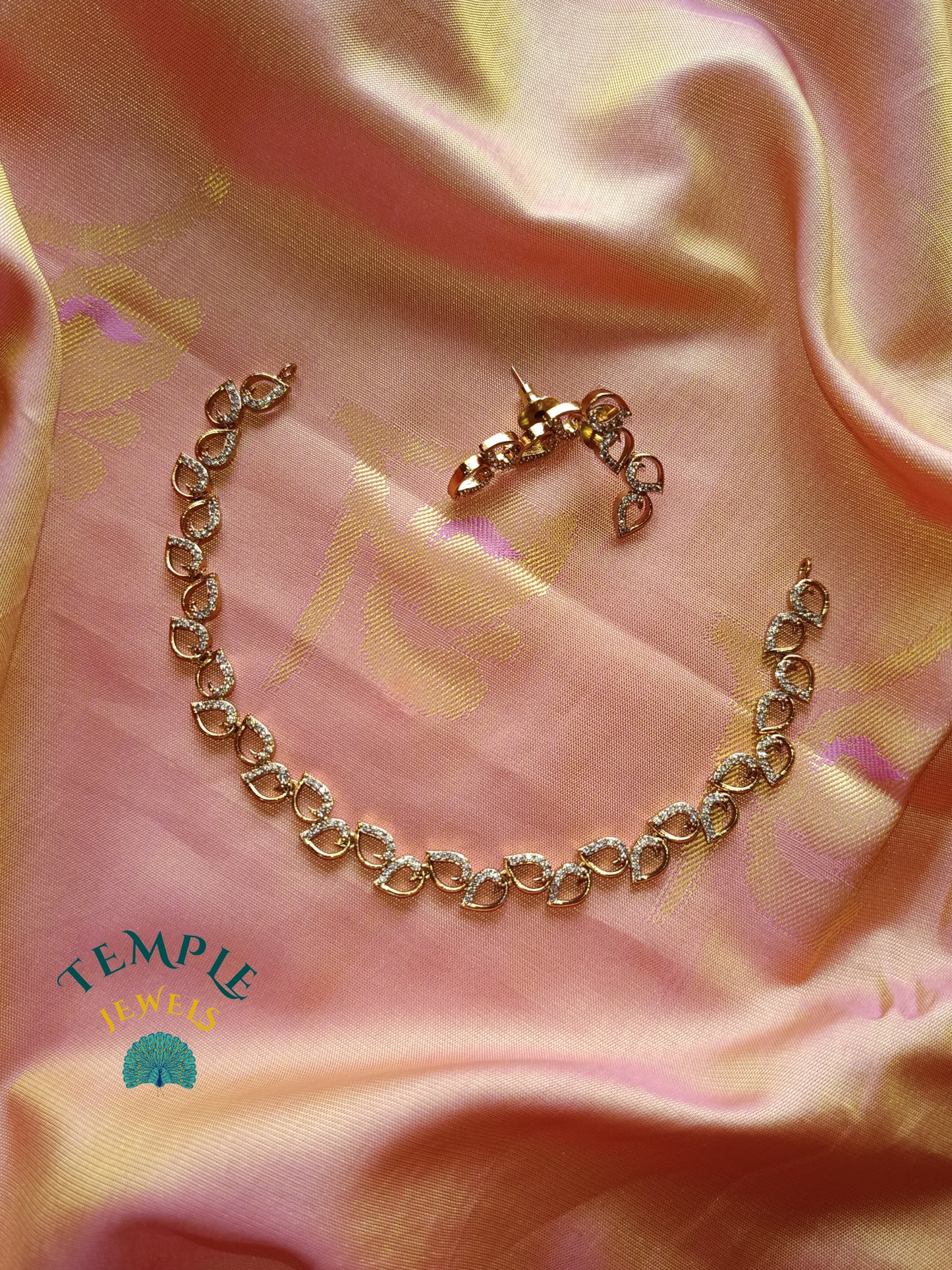 Premium Necklace American Diamond -AD0013