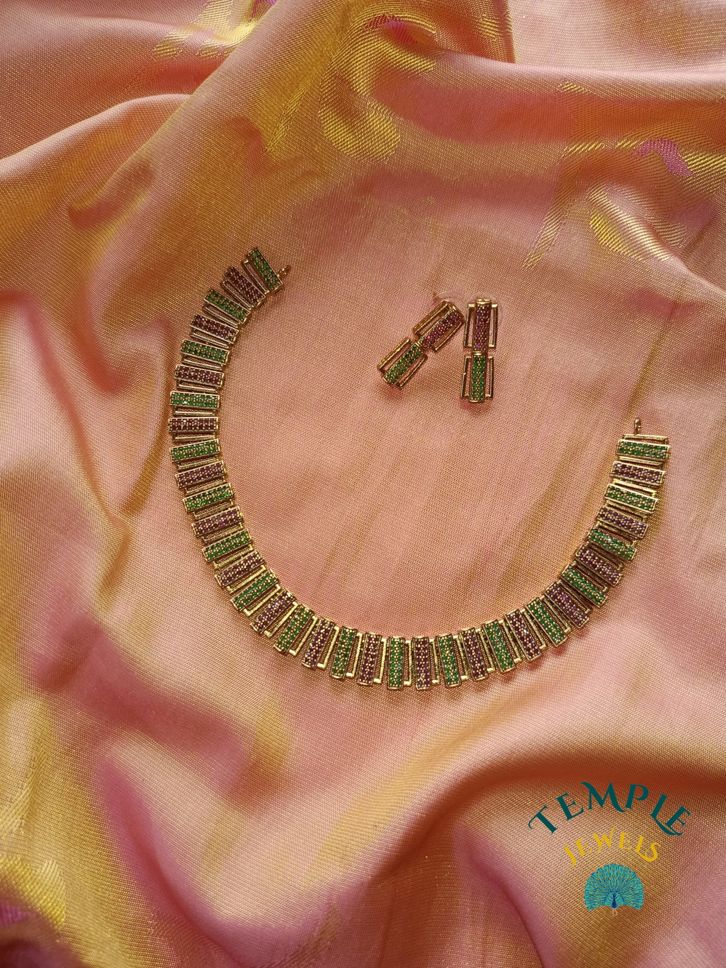 Premium Necklace American Diamond -AD0005