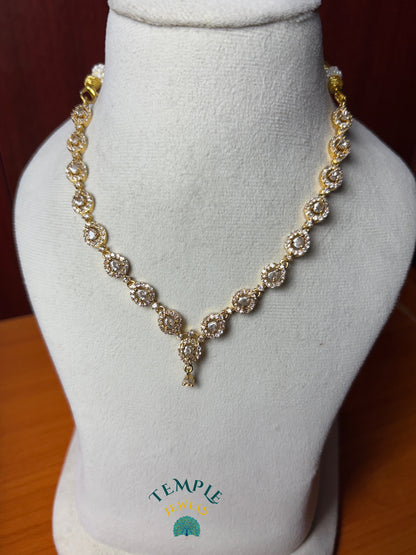 Premium Necklace American Diamond -AD0018