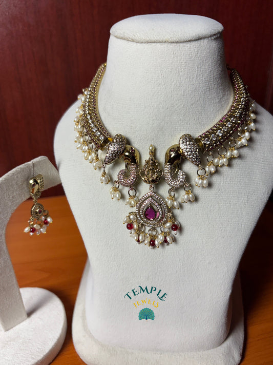 Premium Necklace American Diamond -AD0016