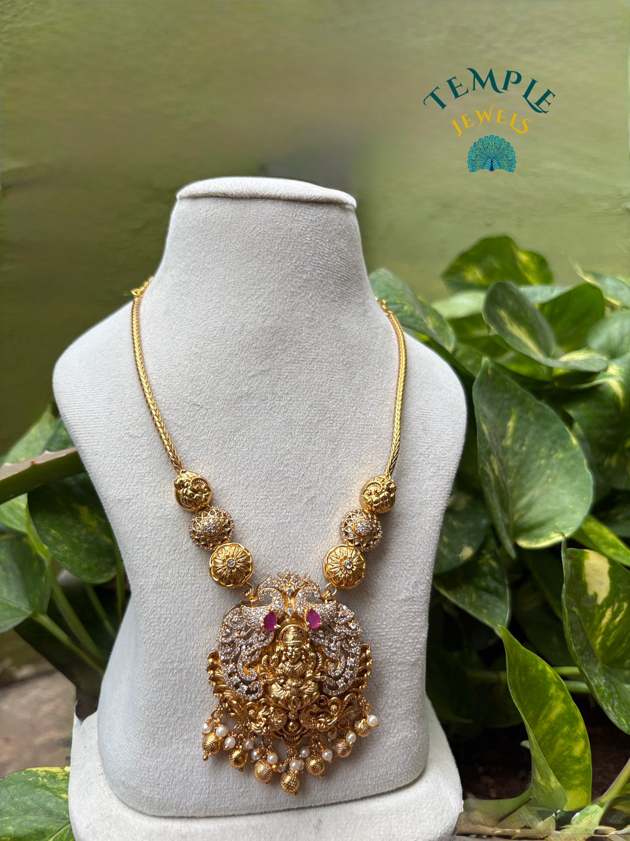 Premium Necklace American Diamond -AD0019