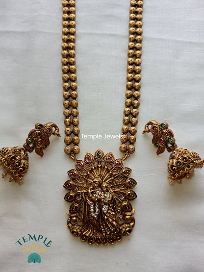Krishna Radhe Pendant Maala - MAL2409001