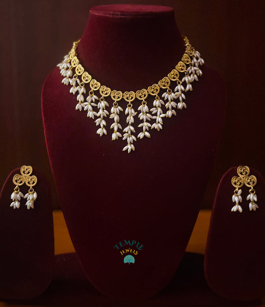 Rice Pearl Necklace - NEC2409019