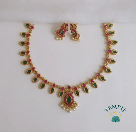 Premium Necklace American Diamond -AD0004
